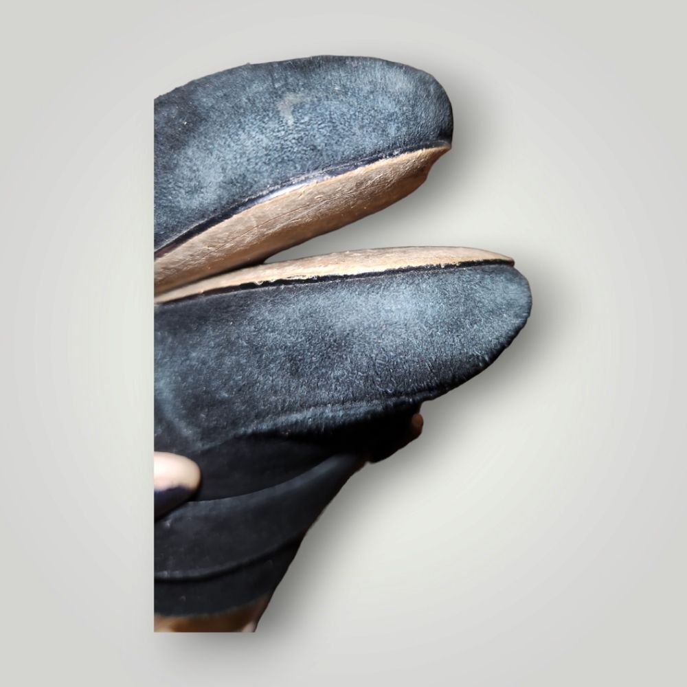 Sam Edelman Ellison Black Suede Pump Heels 8.5 - Picture 14 of 16